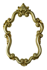 Golden vintage frame for painting or mirror