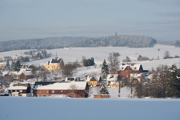 Hinterhermsdorf im Winter