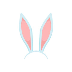 Bunny ears. Vector illustration. Isolated.