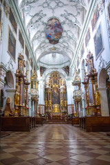 Fototapeta na wymiar The church of Peter at Salzburg, Austria
