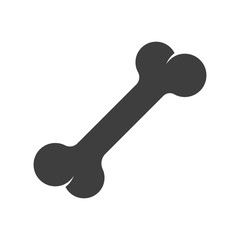 Icon bone. Vector on a white background for your ideas