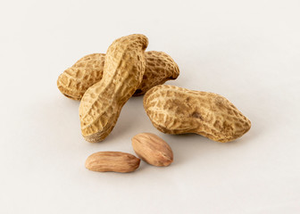 Peanut snacks, closeup 