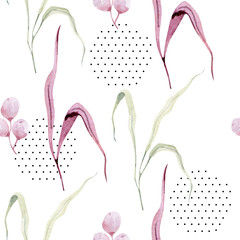 watercolor floral pattern