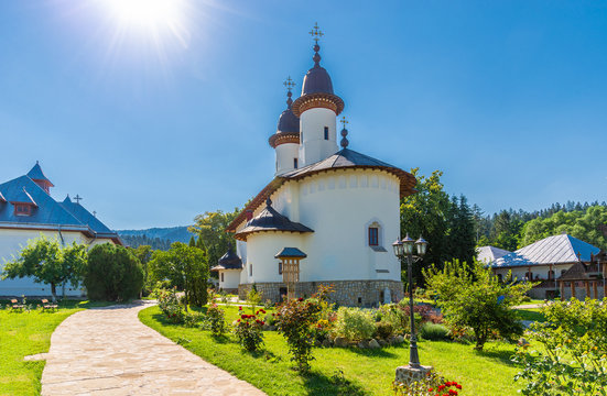 Varatec orthodox monastery, Agapia town, Moldavia, Romania