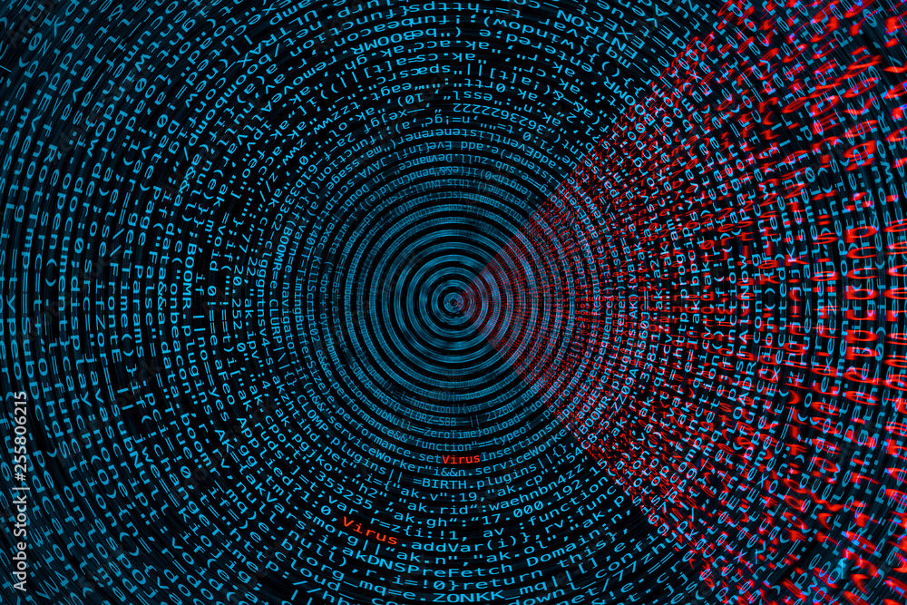 Poster virus in computer program code.