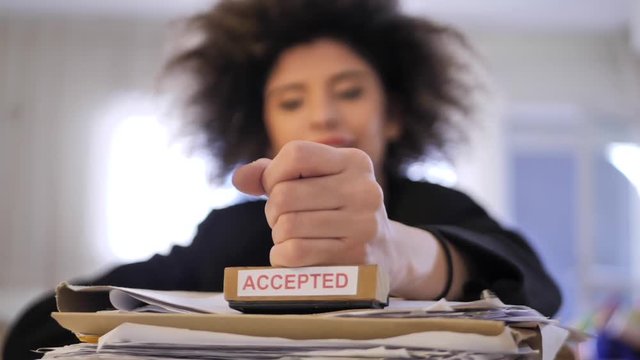 Accepted stamp concept