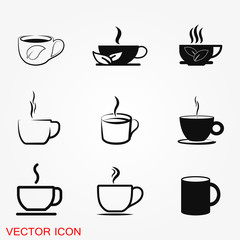 Tea icon vector sign symbol for design