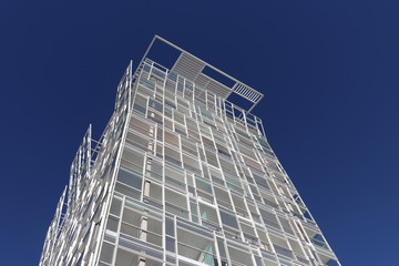 Fototapeta premium TOUR YCONE A LYON CONFLUENCE - RHONE