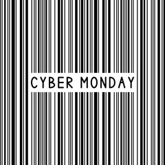 Bar code. Cyber Monday.