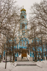 Russia . Ekaterinburg . Church of the ascension on the ascension hill .