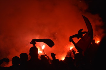 supporters, stade rennais