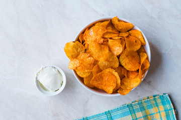 Homemade Organic Sweet Potato Fries / Yam Chips