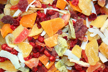 dried fruits at bazaar