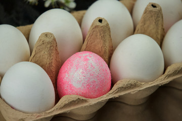 Ein rosa EI