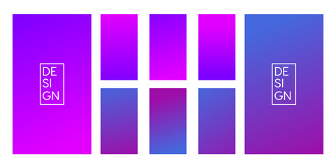 Gradient template for social media