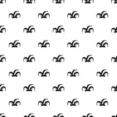 Humor jester pattern seamless vector repeat geometric for any web design