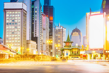 Fototapeta premium Cityscape of Harbin. Located in Harbin, Heilongjiang, China.