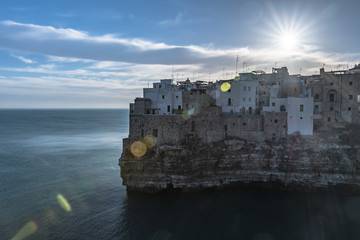 Polignano a mare A town overlooking the sea in the province of Bari in Puglia