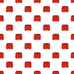 Vintage toaster pattern seamless vector repeat for any web design