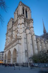 Paris, France - 03 10 2019: Notre-Dame Of Paris