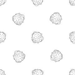 Top view burger pattern seamless vector repeat geometric for any web design