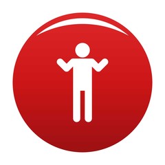 Stick figure stickman icon pictogram. Vector simple illustration of stickman icon isolated on white background. Man human stick sign