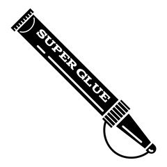 Super glue icon. Simple illustration of super glue vector icon for web design isolated on white background