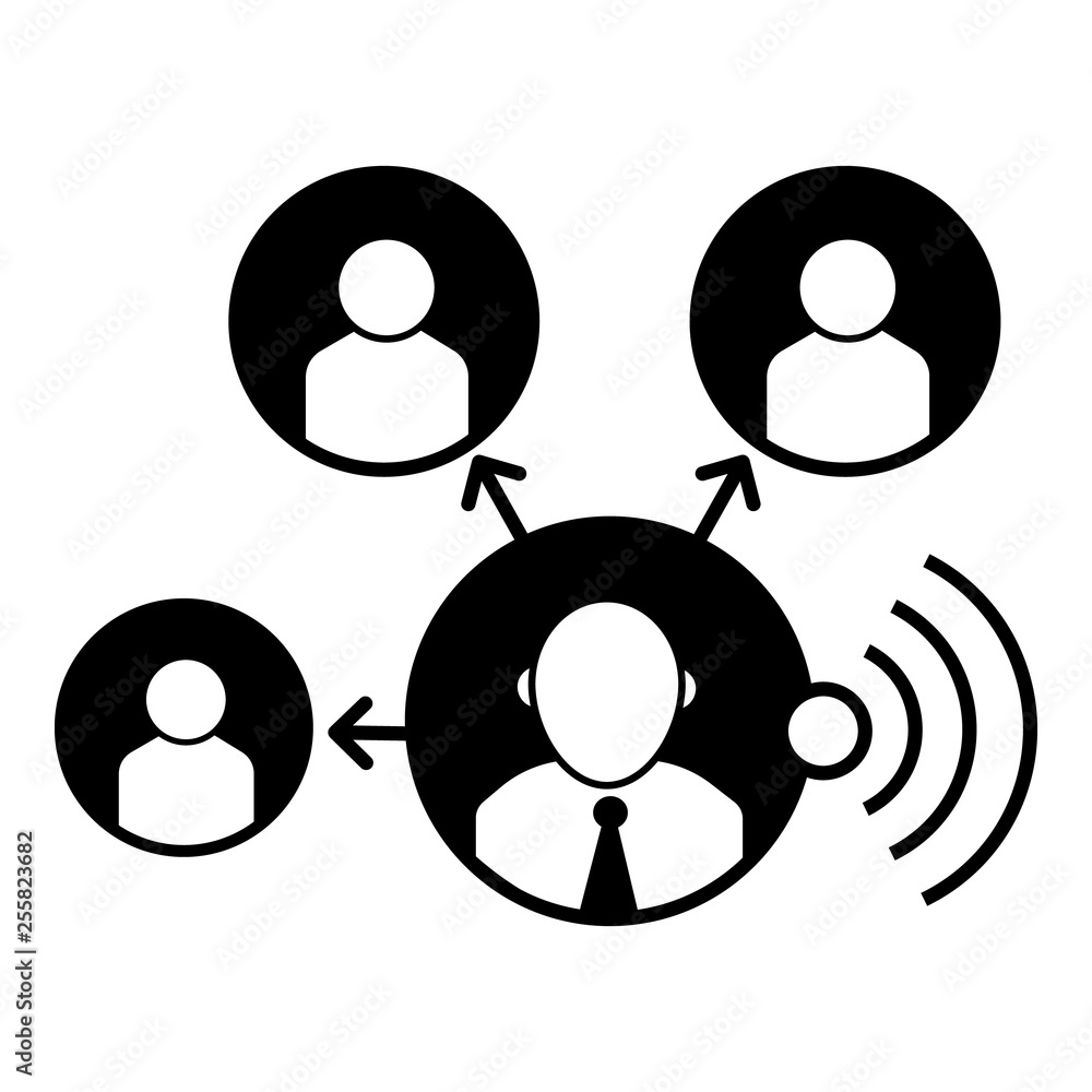 Poster online studying icon. simple illustration of online studying vector icon for web design isolated on 