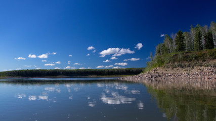 lake in the mountains