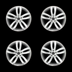 Car rims set