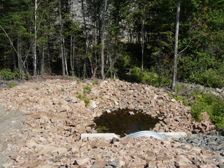 road culvert outlet plunge pool