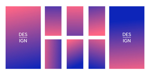 Gradient template for social media