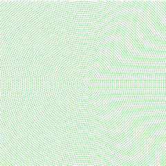 Green dots  on white background   