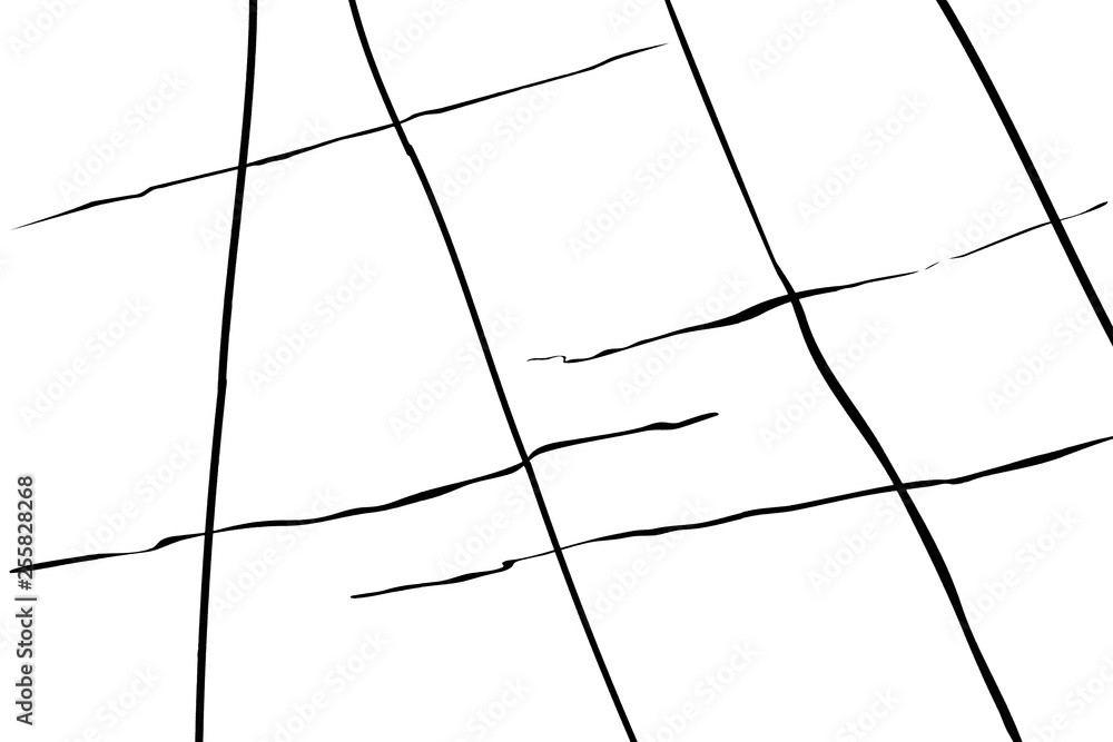 Poster monochrome abstract background with random lines. curve for web or presentation with grid. black and
