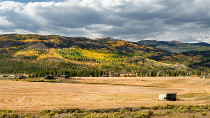 Autumn Back roads in Colorado - Grand County Road 47 - Scenic Highway