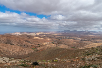 fuerteventura highland panorama view