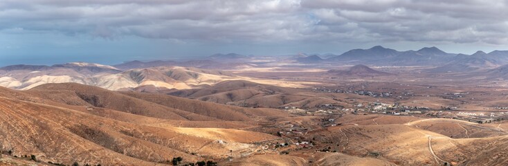 fuerteventura highland panorama view