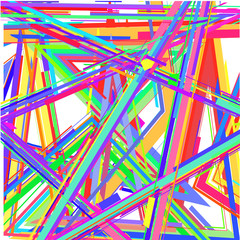 Colored geometric shapes   