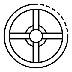Obraz premium Pool equipment icon. Outline pool equipment vector icon for web design isolated on white background