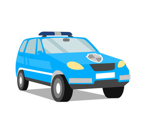 Security Agency Auto Flat Vector Illustration