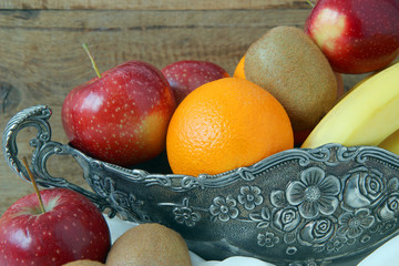 fresh fruits in a basket