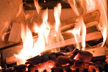 Coal and wood burning