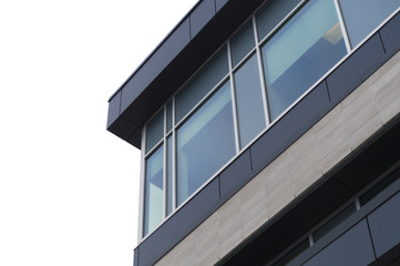 Fototapeta na wymiar building windows glass office corner sckyscraper finance corporation