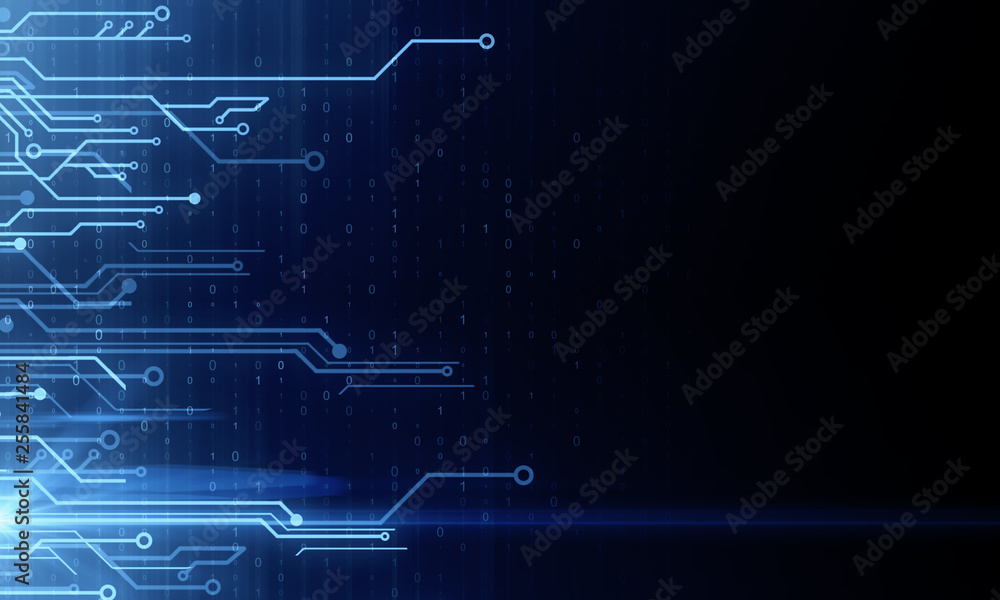 Aufkleber ai and computing concept