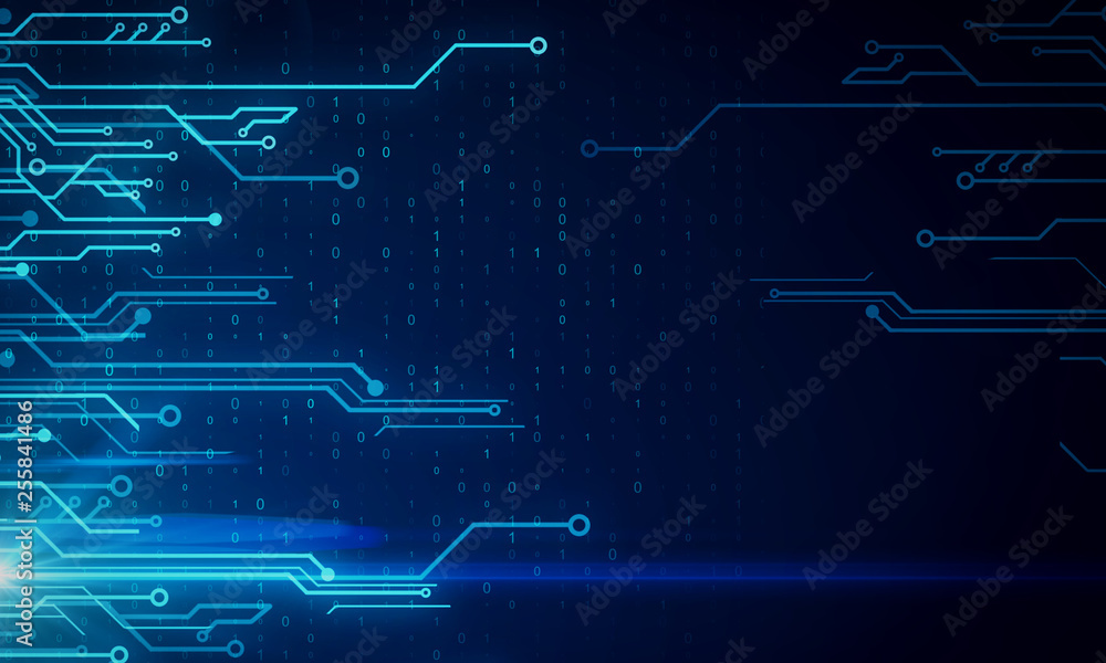 Poster AI and computing concept