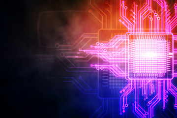 Circuit chip background