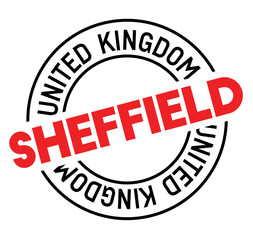 sheffield stamp on white
