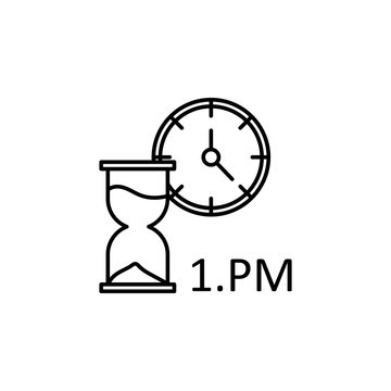 Time management, clock, management, punctually, time icon. Element of time management icon. Thin line icon for website design and development, app development. Premium icon