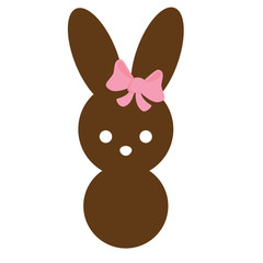 Easter bunny vector illustration