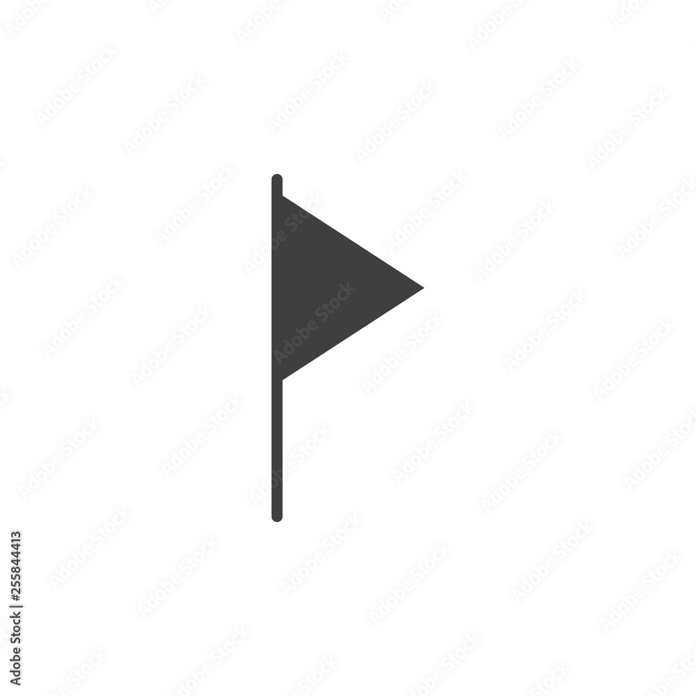 Poster flag icon. one of the collection icons for websites, web design, mobile app